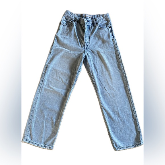 Levi’s Ribcage Straight Ankle Jeans size 26 perfect like new condition - Picture 2 of 13